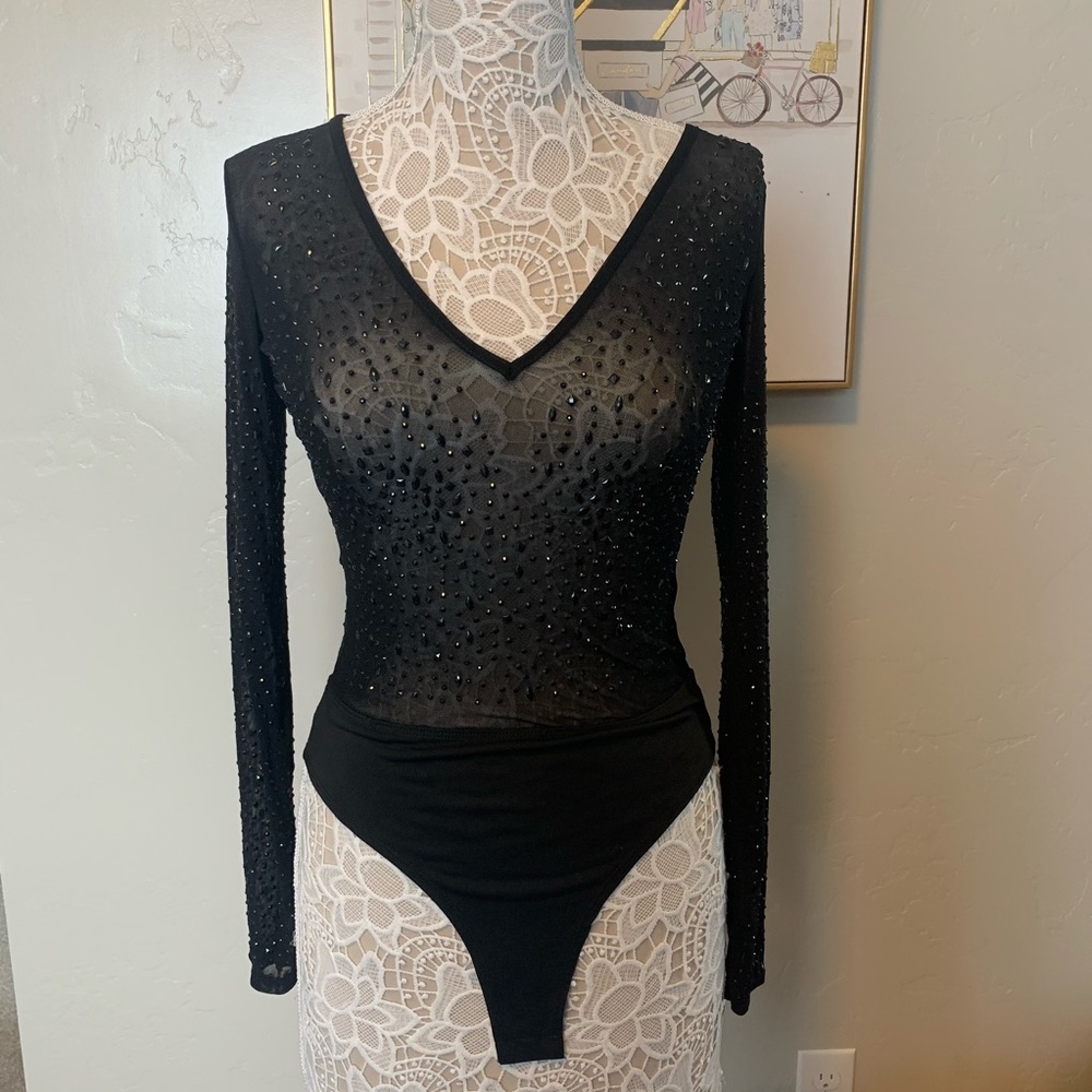 Rhinestone Bodysuit